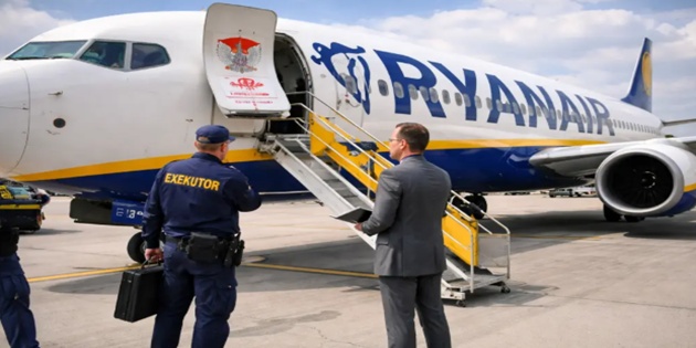 Yolcunun Tazminatı Ödenmeyince Ryanair Uçağına İcra Geldi